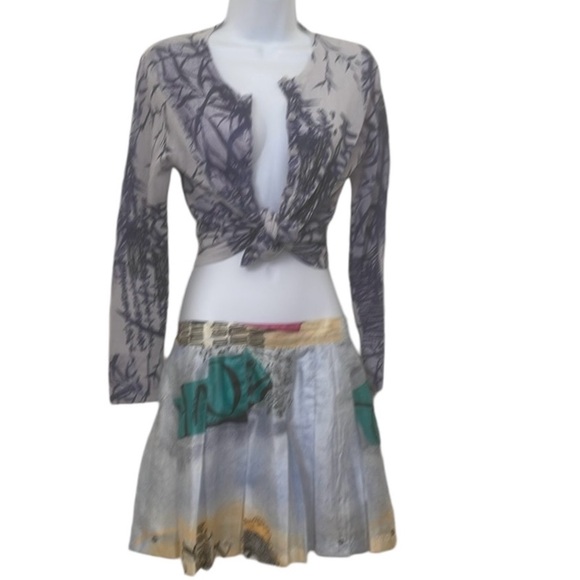 JAMIE SADOCK AIRWEAR SKIRT IN ARTISTIC DESIGN SIZE 8 - Picture 3 of 15